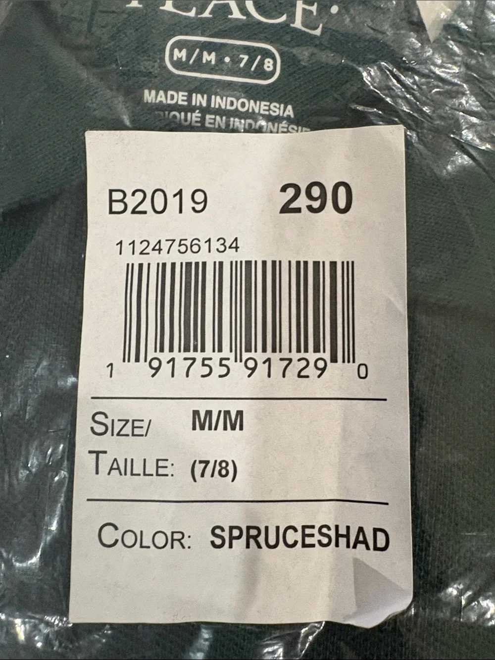 The Children's Place Spruce/Teal Knit Top